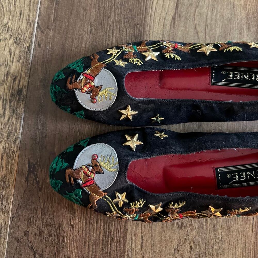 J Renee Christmas ballet flats